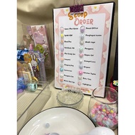SCOOP ORDER CUTE ATK stationary gift set