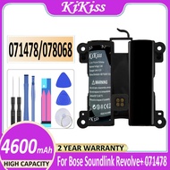 Original 4600mAh KiKiss Baery 071478 078068 for Bose Sound Revolve  071478 Portable Speaker Bateria