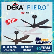 【 FREE SHIPPING 】 DEKA FIERO MORI 56" Celing Fan with Remote Control / Kipas Siling Kawalan Jauh