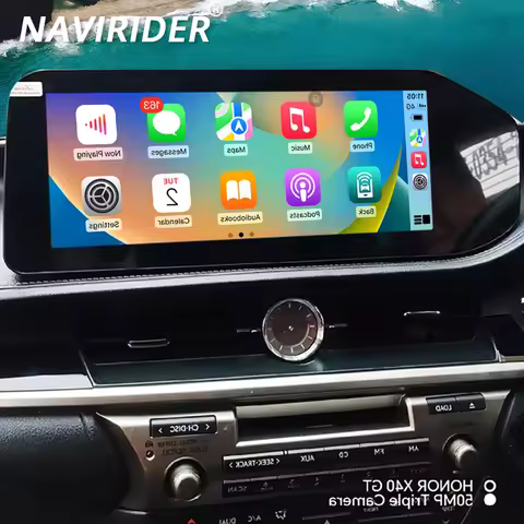 Android 14 Auto Navi Wireless Carplay For Lexus ES ES300 ES250 ES350 ES300h 2013-2017 12.3inch RHD C