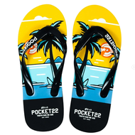 sandal pocket22 dewasa motif line globe / sandal pocket22 Tasikmalaya / sendal pocket22 murah