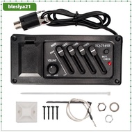 [blesiya21] EQ-7545R 4-Band EQ Equalizer Acoustic Guitar Preamp Piezo Pickup Guitar