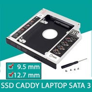 SSD HDD Caddy SATA 3 9.5mm 12.7mm DVD Slot Harddisk IRON SSD CADDY
