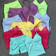 Dfyne Impact Long Sling Top Sports Yoga Vest Ladies Fitness Suit High Elastic Buttocks