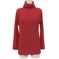 สภาพดีเยี่ยม▲PLEATS PLEASE ISSEY MIYAKE PP53-FK363 เสื้อคอเต่า ท็อปส์ (อื่นๆ) สีแดง ไซส์ 3 สินค้าแท้