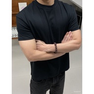 2024 GTAL American Solid Color T-Shirt Navia Technology Fabric Skinny Sports Ice Leather Quick-Dryin