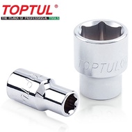 Hexagon Chrome Standard Socket 1/4"Dr Sq 4mm to 14mm Stanley Toptul