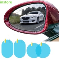 INSTORE Rearview Mirror Rain Film Car film Rainproof Anti fog Waterproof Film Car Membrane For rainy days Car Rearview Mirror Sticker