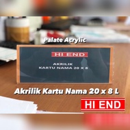 Acrylic Table Name Card 20x8 L