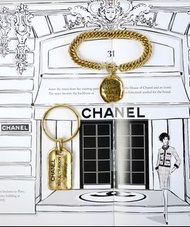 買一送一🎁Chanel vintage bracelet & key chain🔑香奈兒標誌設計巴黎康朋街31號總店門牌🥇24K包真金絕版款手鏈中古迷收藏入門必備🛋️歡迎預約到尖沙咀辦公室選購古董鐘錶