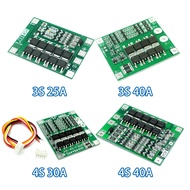 3S/4S 40A 60A Li-ion Lithium Battery Charger Protection Board 18650 BMS For Drill Motor 11.1V 12.6V/
