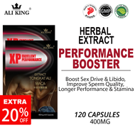 2 Boxes Natural Male Enhancement | Tongkat Ali, Maca, &amp; Epimedium 3 in 1 | Energy &amp; Performance Booster | 120 Veg Capsules