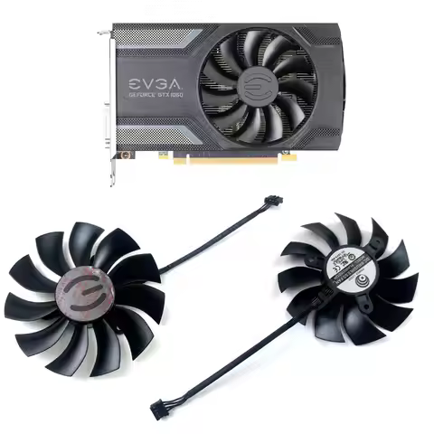 1pcs NEW Cooling Fan 87MM 4PIN PLA09215S12H For EVGA GeForce GTX 1060 SC GAMING, ACX 2.0 (Single Fan