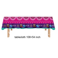 JOYMEMO Happy Deepavali Party Tablecloth, Purple Indian Festival Light Party Supplies, Diwali Table Cover Decoration for Diwali Festival Supplies