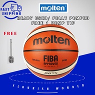 BASKETBALL MOLTEN GG7X/GQ7X | MOLTEN BLUE | BG4500 | Mini BG4500  SIZE 7 ORIGINAL FULLY AIR PUMPED/F