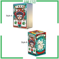 [Amleso] Mahjong Card Game Board Resistant Party Games Family Accessories Mahjong Tile 144 Cards/Set for