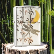 【ZIPPO官方旗艦店】日本傳統風格-竹林蜻蜓防風打火機 ZA-5-82A