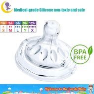 Baby Teats for Avent Natural Bottle Wide Neck Silicone Pacifier Nipple Anti-Flatulence for Newborn Baby Tears Plant YUE