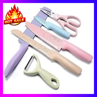 Everrich 6 Pcs Corrugated Kitchen Knife Set - esjay83