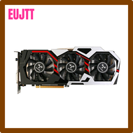 EUJTT ใช้ RX580 8Gb Sapphire Xfx Gtx 1052 2G GDDR5 Gpu Discrete Computer Game Eat Chicken Graphics Card A Card 2048SP HTRTR