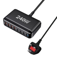 600W GaN Charger 500W Multi-Port PD Desktop Charger 320W 440W USB-C Fast Charging for Laptop MacBook