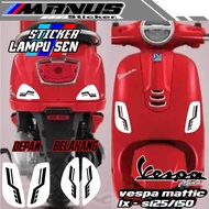 A/VARIATION OF VESPA MATIC LX s125-150 SEN LIGHT STICKER/DULE MOTIF SEN LIGHT STICKER VESPA LX s125-