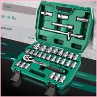 Alat Perkakasan Tuosen Set sepana soket 32 keping set sepana automatik manual heksagon alat pembaika