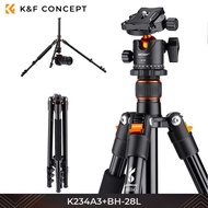 K&F Concept Aluminum alloy Camera Tripod Professional DSLR Camera Tripod with light weight design K2