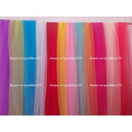 {Wholesale}Soft mesh chiffon fabric, multicolored mesh tutu fabric