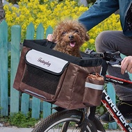 Pet Basket Bag Bicycle Front Carrier Pet Dog Bicycle Carrier Bag Basket Puppy Dog Cat Travel Bike Carrier Seat Bag f