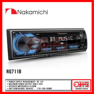 Nakamichi NQ711B เครื่องเสียงรถยนต์ วิทยุติดรถยนต์แบบ 1DIN มีบลูทูธ วิทยุ1din AMORNAUDIO อมรออดิโอ