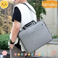 TAMAKO Laptop Bag, 15.6 17 inch Large Capacity Shoulder Bag, Protective Strap Carrying Shockproof Laptop  for //Dell/Asus/