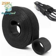 [duy-t] Cuttable Wire Management Tape 10mm Width 1/2/3/5/10/25M Reusable Self-Adhesive Cable Organiz