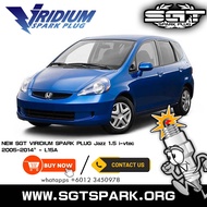 SGT Viridium Honda Jazz 1.5 i-Vtec 2005 - 2014 L15A ZFR6KIR Spark Plug 4pc