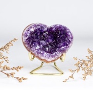 ESP 烏拉圭紫晶愛心 2560633