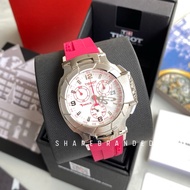 Tissot Original T-Race Chronograph Ladies Pink Silver 36MM T048.217.17.017.01