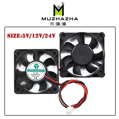 1PC DC 5010 5V/12V/24V Computer CPU Cooler Mini Cooling Fan 50MM 50x50x10mm Small Exhaust Fan for 3D