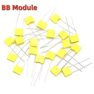 20pcs Polypropylene Safety Plastic Film 100V 1nF ~ 1uF 100nF 220nF 470nF 10nF 47nF 22nF 1nF 0.47uF 0