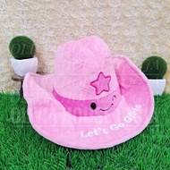 Pink Cowgirl Lets Go Girl Hat Doll Lets Go Girl Cowgirl Hat Pink