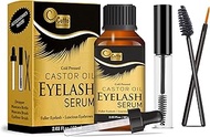 100% USDA Certified Organic Cold-Pressed Castor Oil-2.03 Fl.oz, for Thickens , Enhancer, strengthens, Boost Growth for your Eyelashes, Eyebrows &amp; Hair