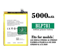 Model ;BLP781 Replacement Battery For OPPO A52 2020 A92 2020 A72 2020 Battery