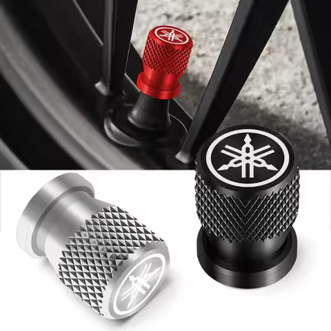 2pcs Motorcycle Car Styling Wheel Tire Valves Caps for Yamaha R1 R3 R25 Mt-09 Mt07 Fazer Fz6 Xj6 R15