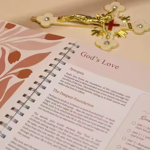 One-Year Bible Study Planner | New Year Faith Must-Have Weekly Scripture Guide, Perfect for Personal