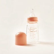 Babyshop Giggles Feeding Glass Bottle With Lid - 120 Ml