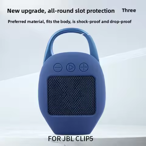 Suitable for JBL CLIP5 Protective Case Wireless Bluetooth Speaker, Generation Silicone Soft Case Spe