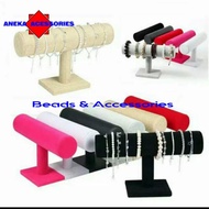 DISPLAY PERHIASAN GELANG SUSUN 1 TEMPAT PAJANGAN GELANG AKSESORIS