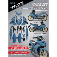 COVER SET Y15ZR V1 V2 SNIPER BABY BLUE COVERSET PREMIUM EDITION BODYSET Y15ZR Y15 YSUKU ORIGINAL VEL