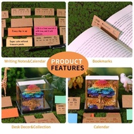 [Range11] Time Piece Calendar 2026 Desk Calendar With LED Light 3D Tear-away Calendar Paper Carving 