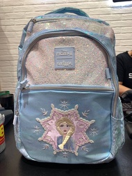 [READY STOCK] [ORIGINAL]Smiggle backpack Frozen School Bag Lunch bag wallet Pencil case Lunch box Cute princess sky blue bag Girl dream gift Blue bag