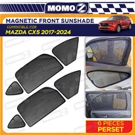 Car Mazda CX5 CX-5 2018 - 2024 Window Magnetic Sun Shade Magnet Sunshade Accessories 6pcs